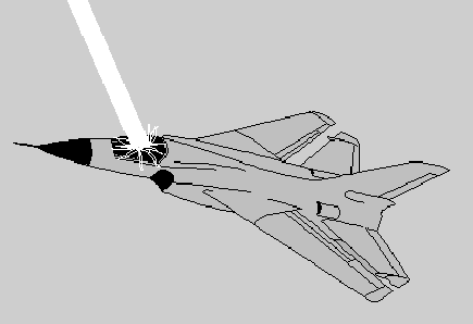 Figure 3-2. Precision Laser Strike on Aircraft